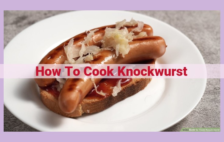 how to cook knockwurst