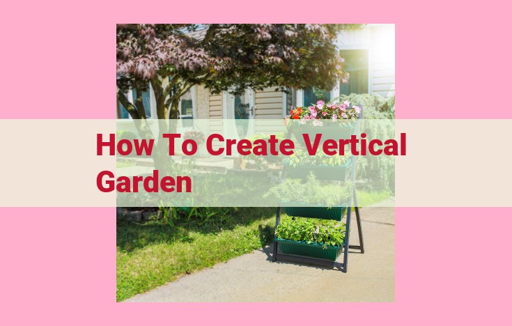 how to create vertical garden