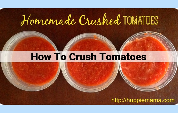 how to crush tomatoes