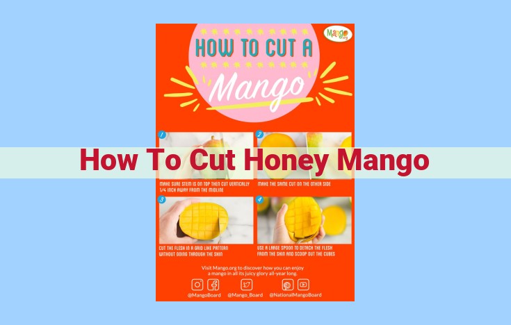 how to cut honey mango