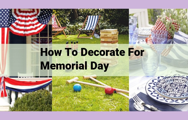 how to decorate for memorial day