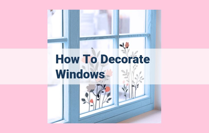 how to decorate windows