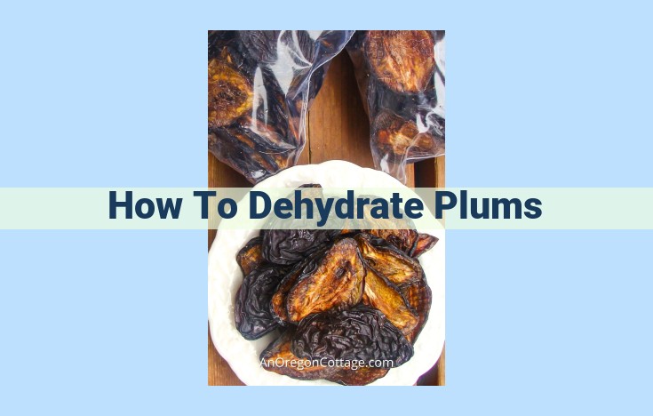 how to dehydrate plums