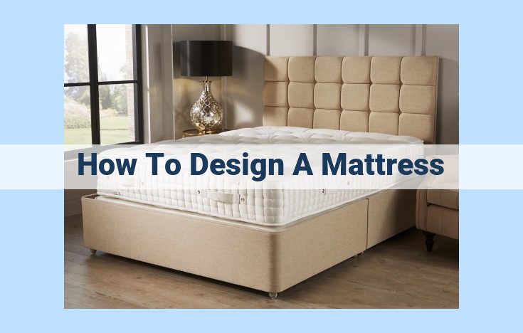 how to design a mattress