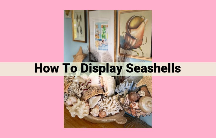 how to display seashells