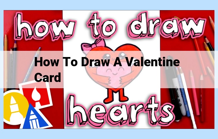 how to draw a valentine card