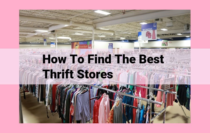 how to find the best thrift stores