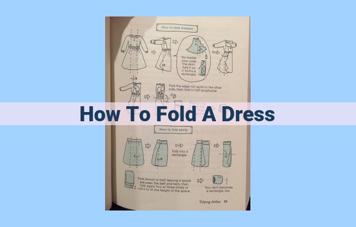 how to fold a dress