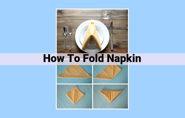 how to fold napkin