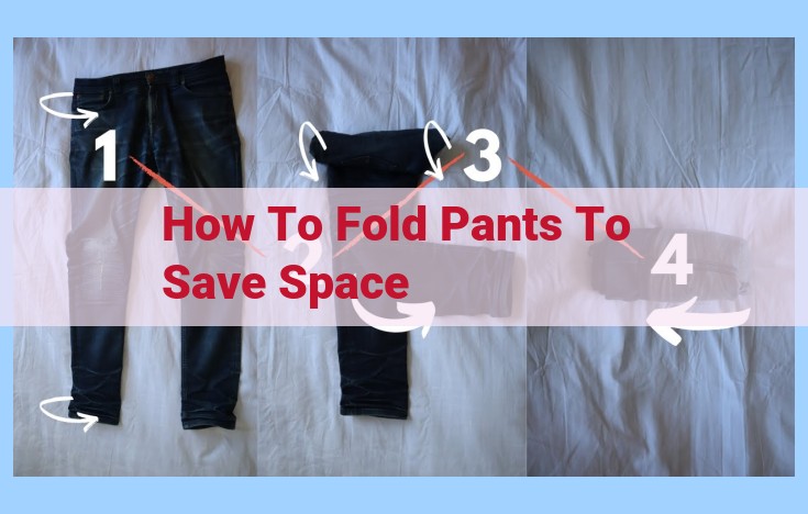 how to fold pants to save space