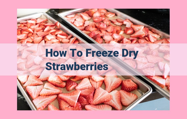 how to freeze dry strawberries