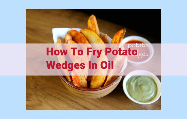 how to fry potato wedges in oil