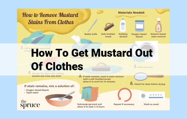 how to get mustard out of clothes