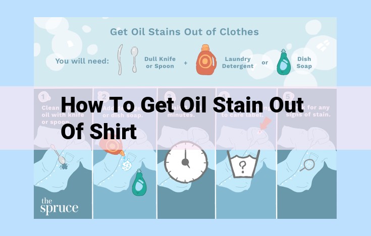 how to get oil stain out of shirt