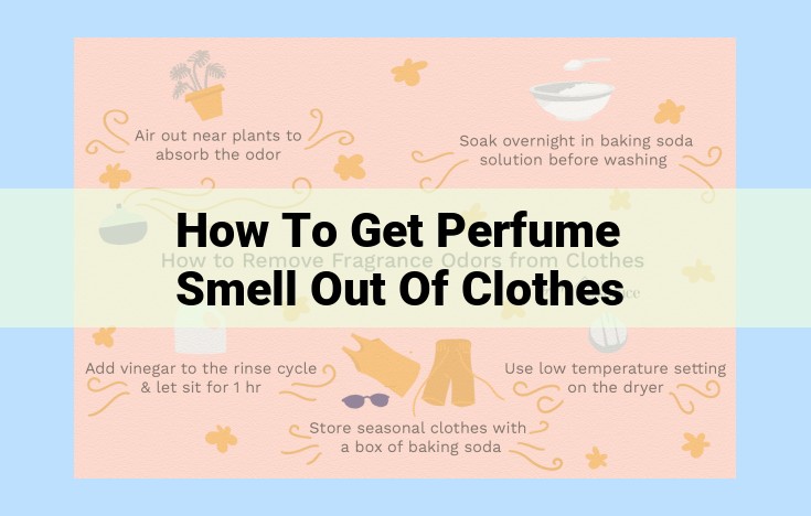 how to get perfume smell out of clothes