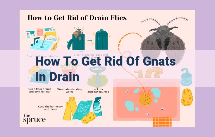 how to get rid of gnats in drain