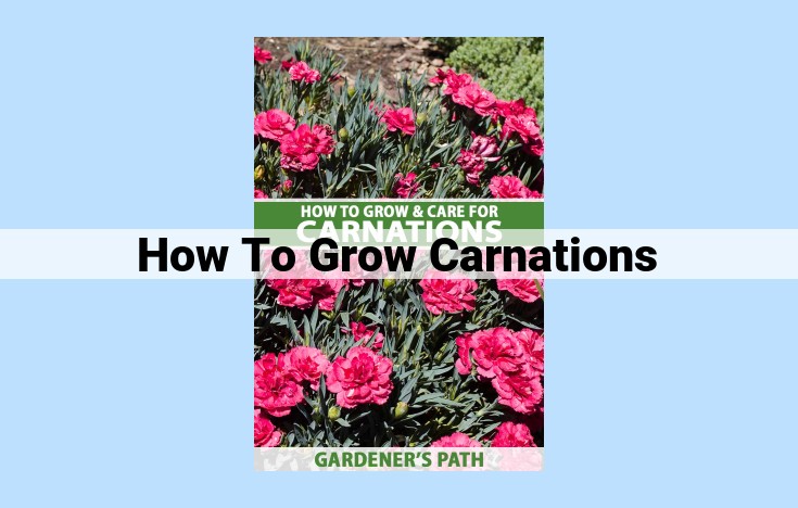 how to grow carnations