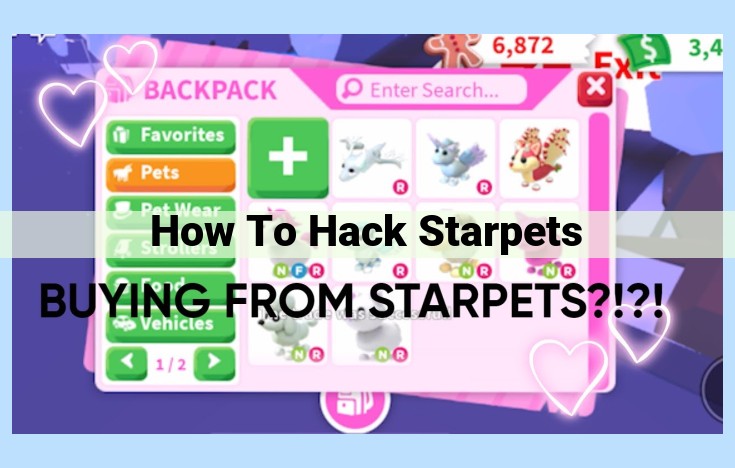 how to hack starpets