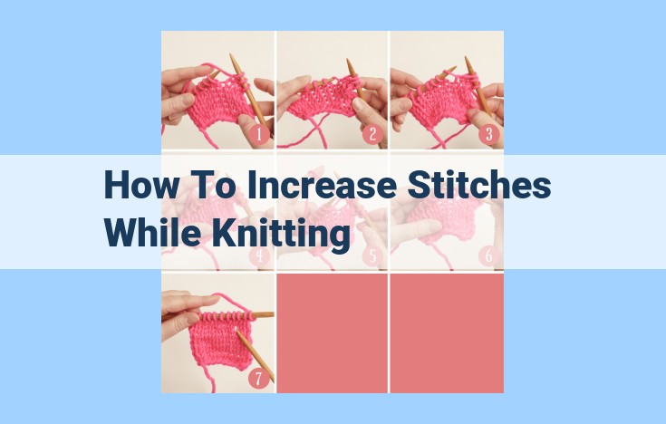 how to increase stitches while knitting