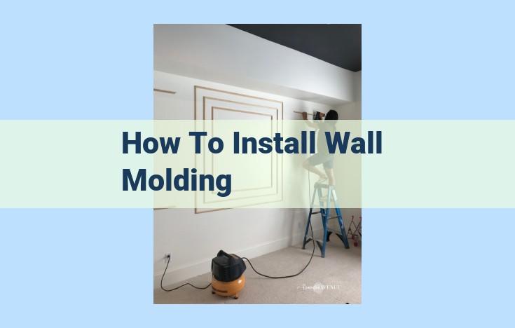 how to install wall molding