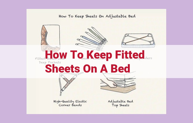 how to keep fitted sheets on a bed