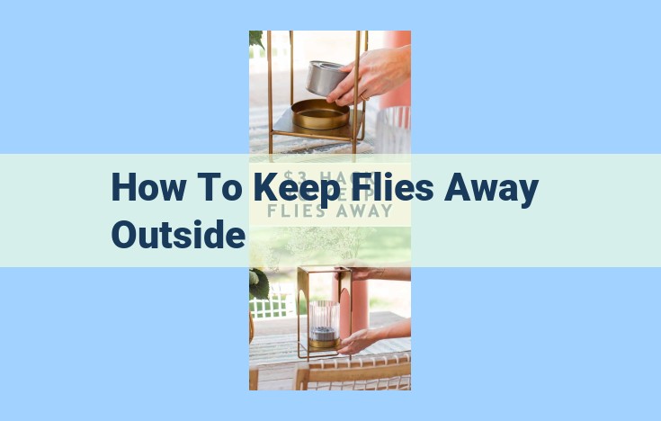 how to keep flies away outside