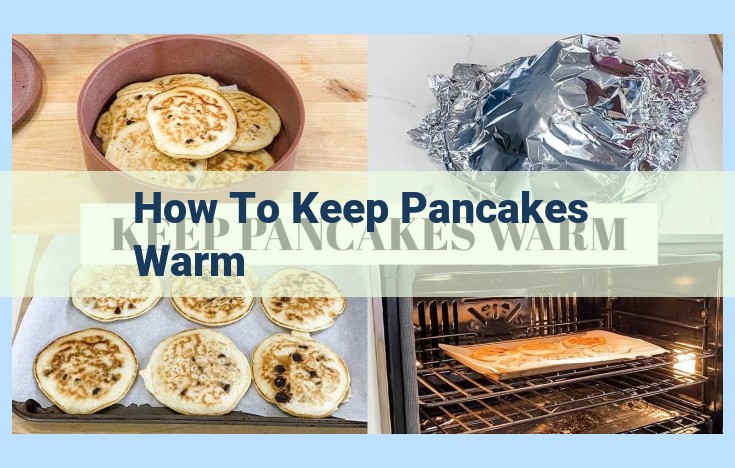 how to keep pancakes warm