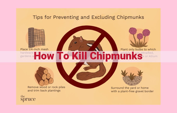 how to kill chipmunks