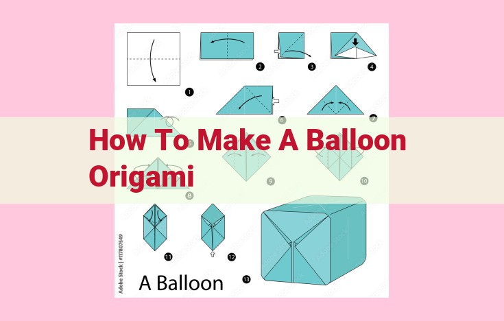 how to make a balloon origami