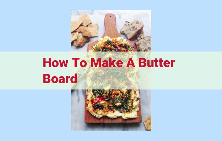 how to make a butter board