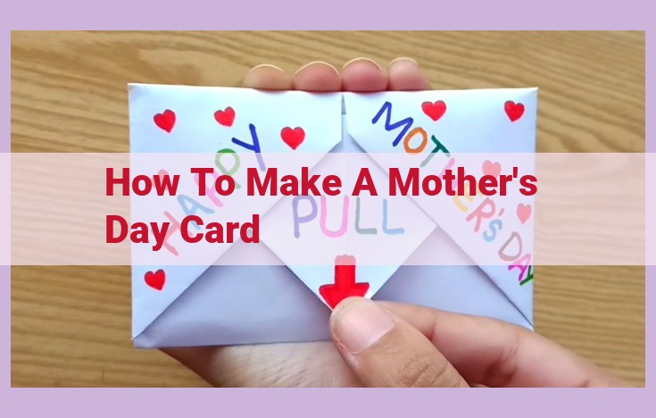 how to make a mother's day card