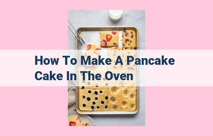 how to make a pancake cake in the oven