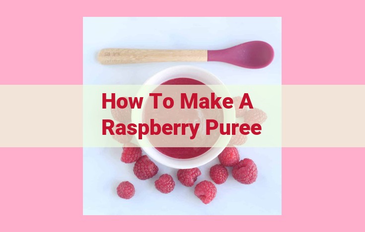 how to make a raspberry puree