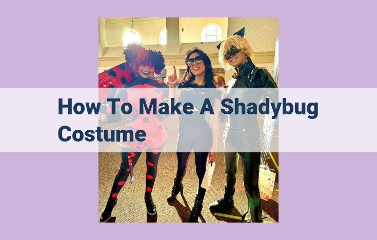 how to make a shadybug costume