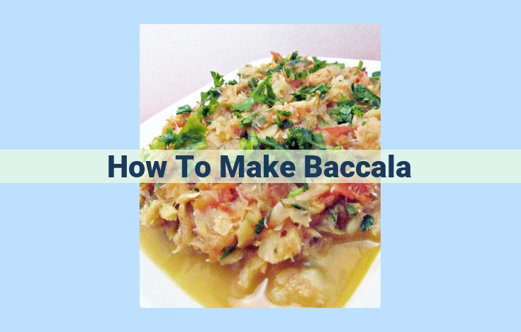 how to make baccala