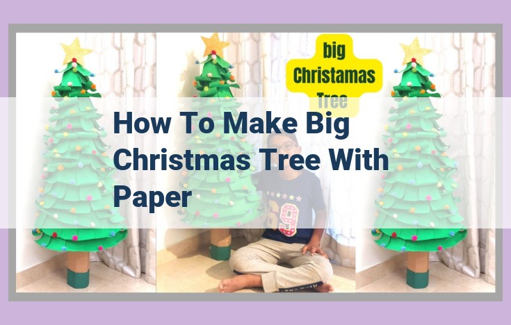 how to make big christmas tree with paper