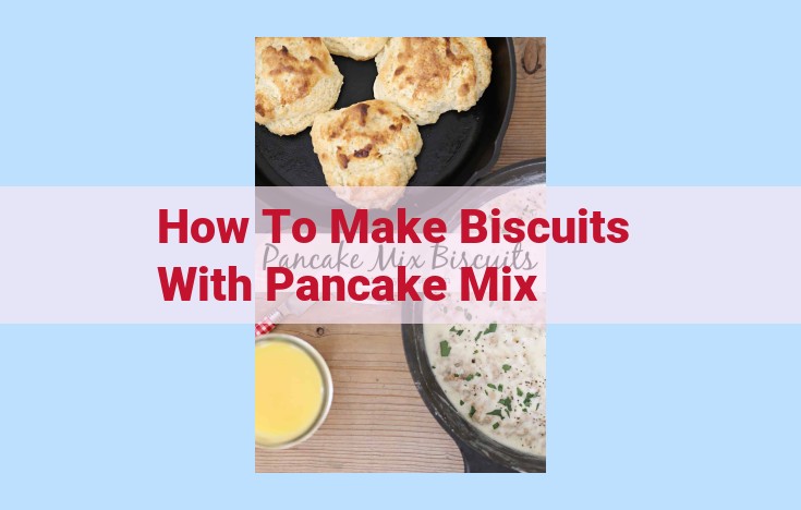 how to make biscuits with pancake mix