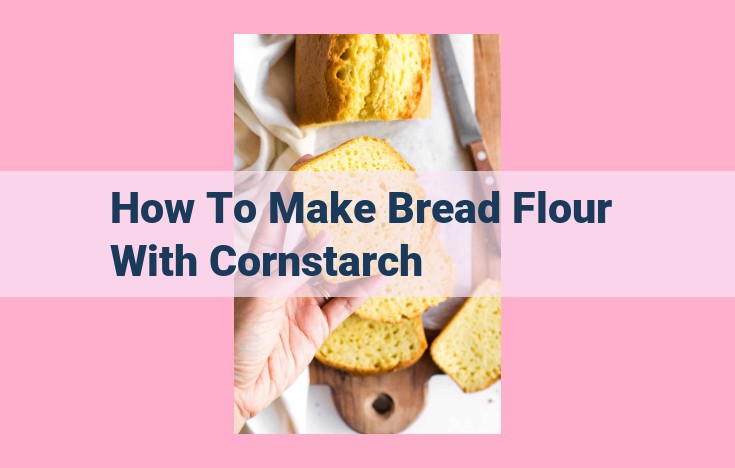 how to make bread flour with cornstarch