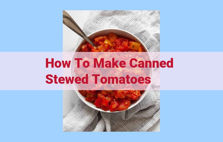 how to make canned stewed tomatoes