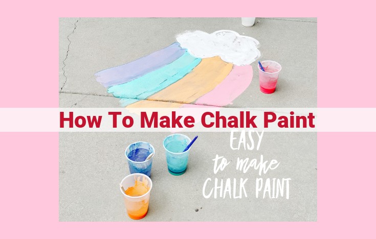 how to make chalk paint