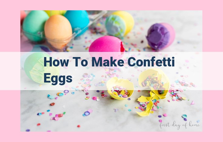 how to make confetti eggs