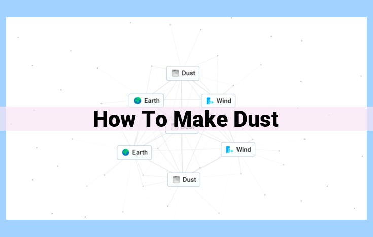 how to make dust