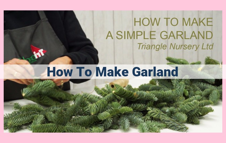 how to make garland