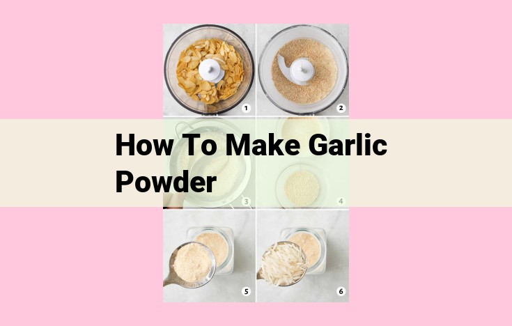 how to make garlic powder