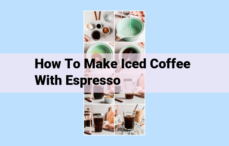 how to make iced coffee with espresso