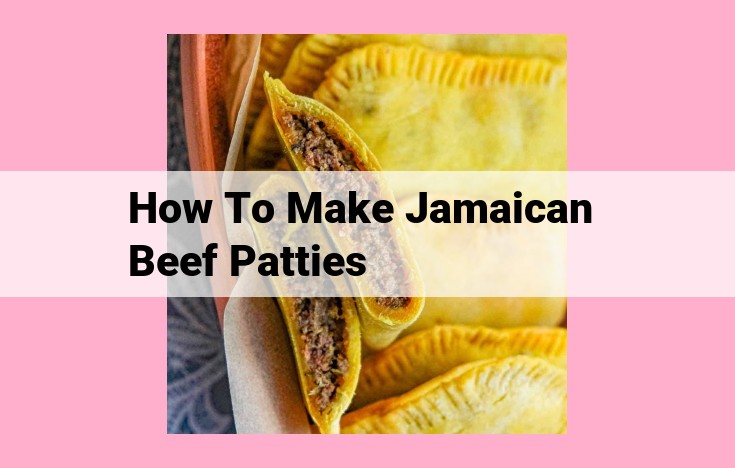 how to make jamaican beef patties