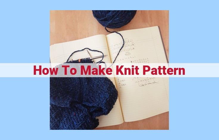 how to make knit pattern