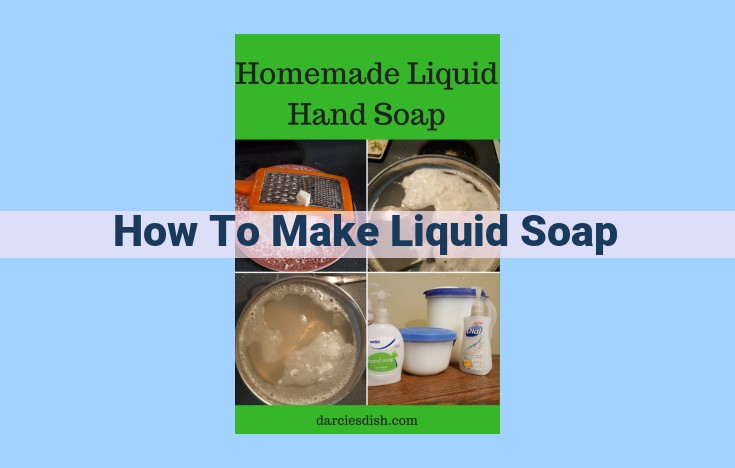 how to make liquid soap