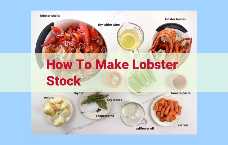 how to make lobster stock