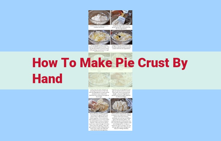 how to make pie crust by hand